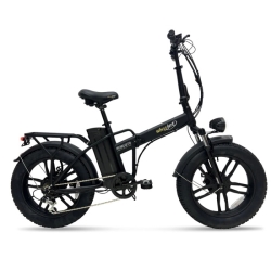 SkyJet BICI ELETTRICA CON PEDALATA ASSISTITA E-BIKE ROBUSTO 20" - 250W - NERO